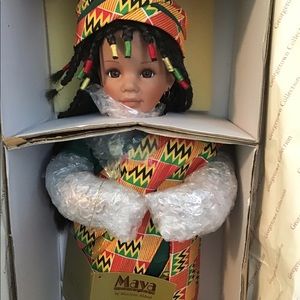 Porcelain Maya Doll by Marilynn Aldred
